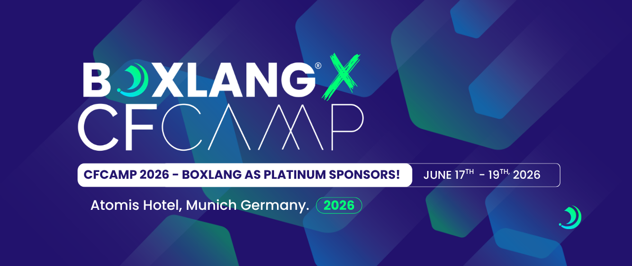 CFCamp 2026: BoxLang as Platinum Sponsors!